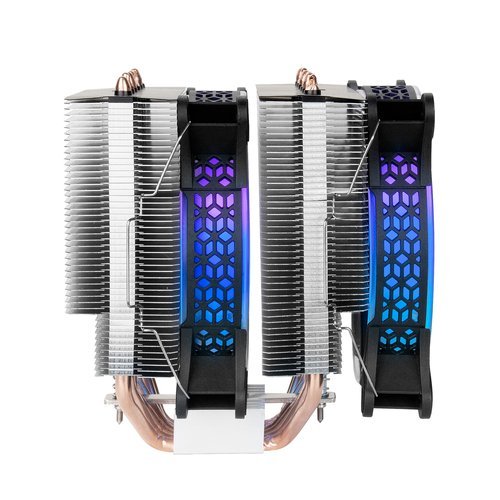 Mars Gaming MCPU XT CPU Cooler Dual Tower Cooling 300W 2x120mm ARGB