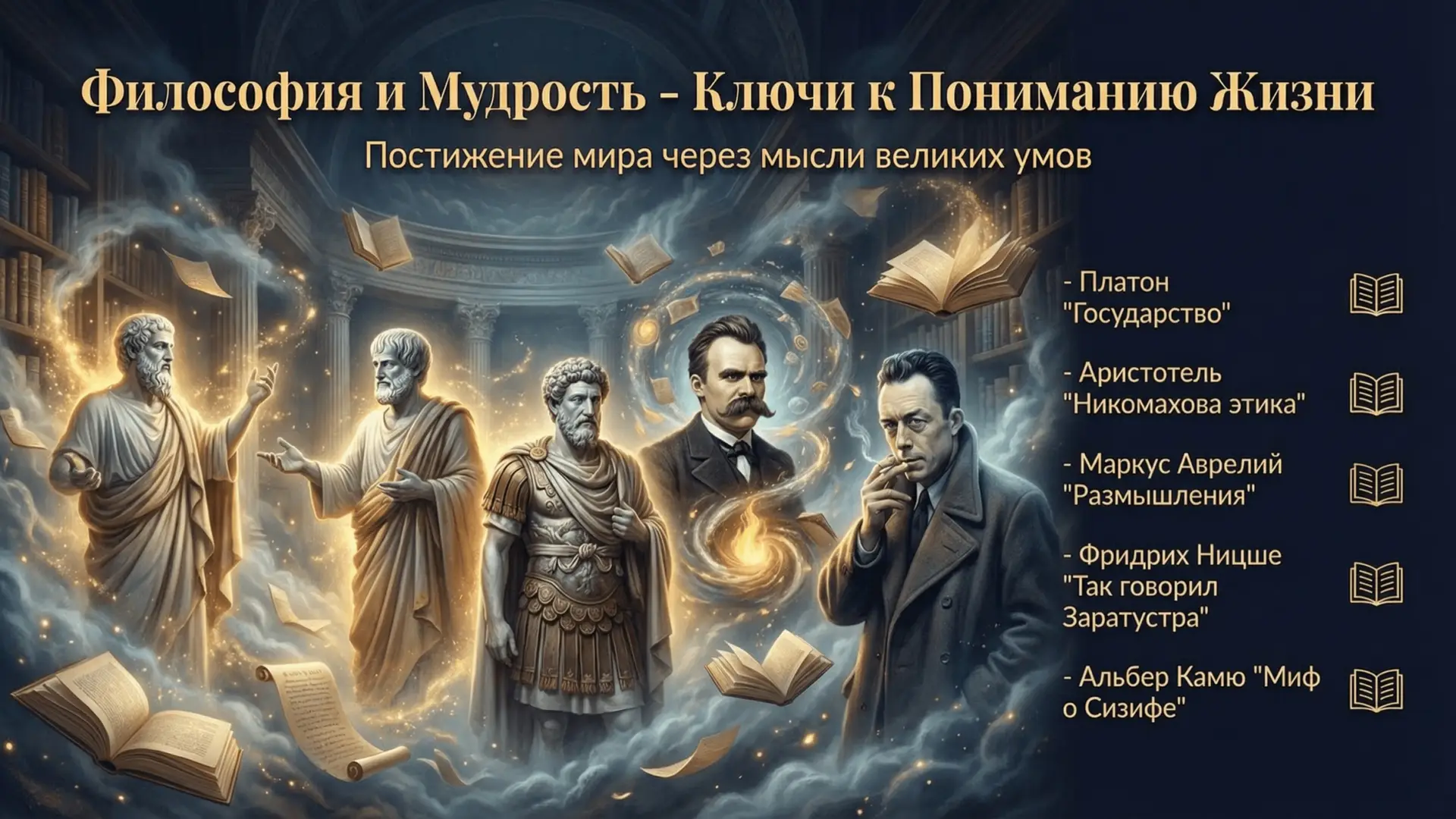 Философия и мудрость — ключи к пониманию жизни: 5 книг, с которых реально начать
