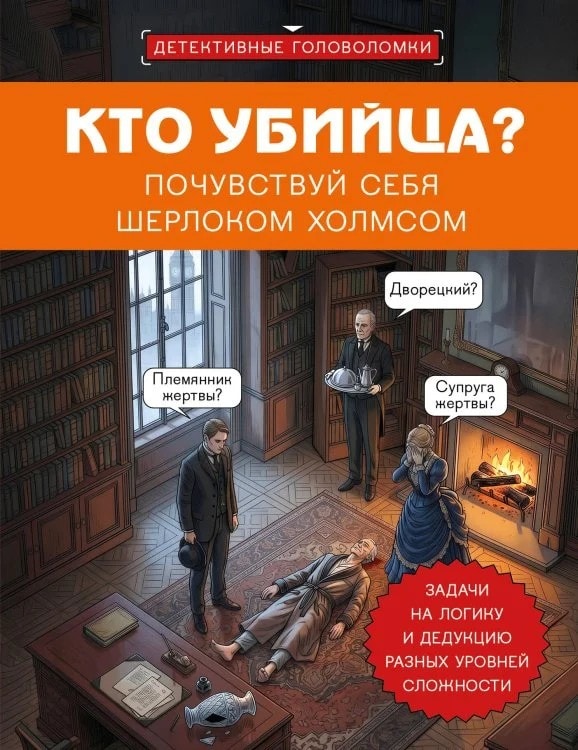 Кто убийца? Почувствуй себя Шерлоком Холмсом. Задачи на логику и дедукцию