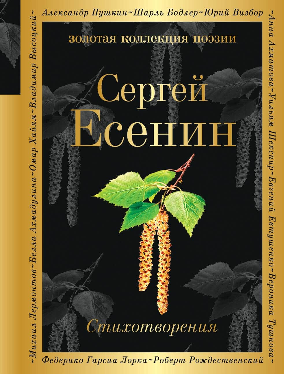 Обложка книги Стихотворения Сергея Есенина