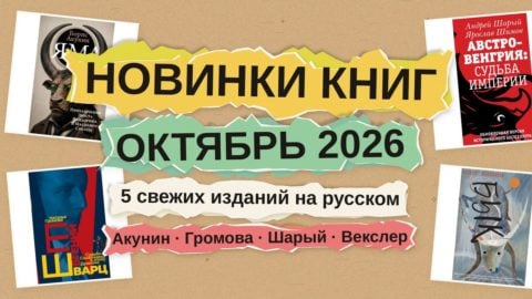 Новинки русских книг октября 2026:
