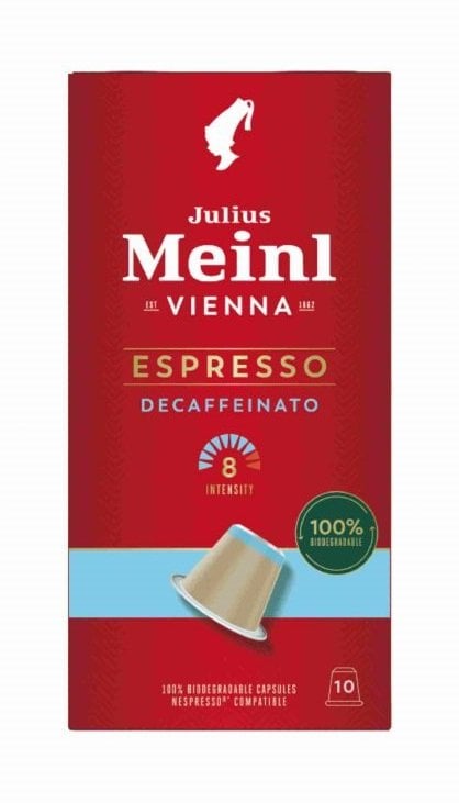 Кофейные капсулы Espresso без кофеина биоразлагаемые  10 шт.х 5.6 гр. - Espresso Decaf Biodegradable 10x5.6g