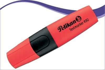 Текстовый маркер Pelikan 490 - красный