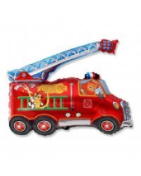 FIRE TRUCK ФОЛЬГА ВОЗДУШНЫЙ ШАР 102 СМ