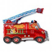 FIRE TRUCK ФОЛЬГА ВОЗДУШНЫЙ ШАР 102 СМ