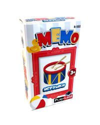 Карточная игра Мемо. Игрушки