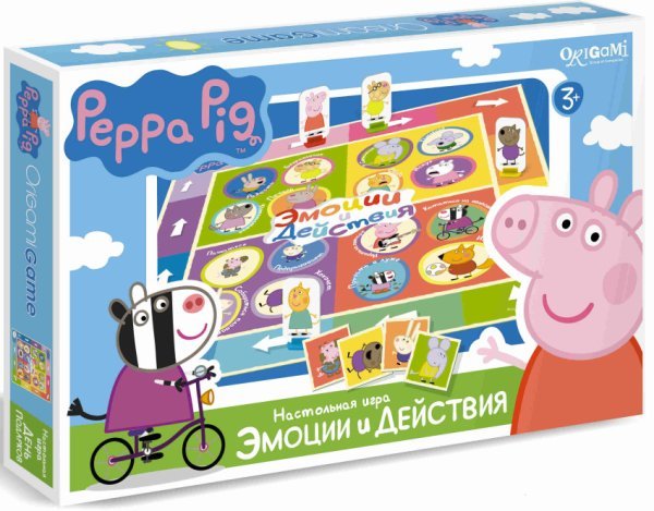 Настольная игра &quot;Peppa Pig. Эмоции и действия&quot;, арт. 01589