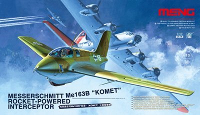 Сборная модель Meng &quot;Самолёт Messerschmitt Me-163B &quot;Komet&quot;&quot;, 1:32, арт. QS-001