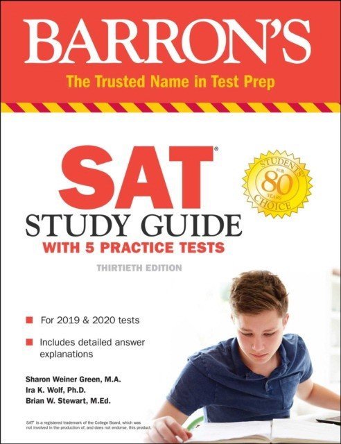 Barron's SAT Study Guide with 5 Practice Tests