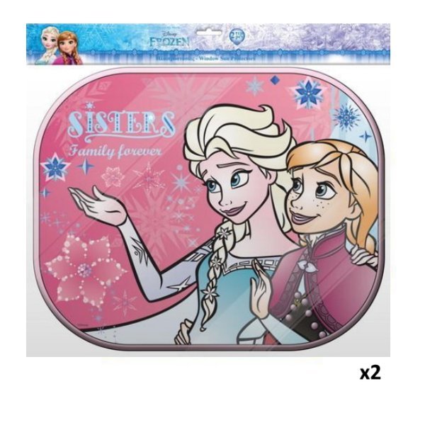 Disney Frozen Солнцезащитные Коврики на окно (2шт) 44x36cm в комплекте с рисунком для расскрашивания