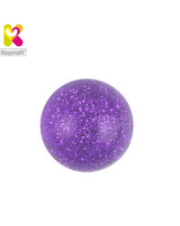 KeyCraft GL90 Мячик с водой и с блестками внутри (диам. 6cm) детям от 3+ лет Фиолетовый