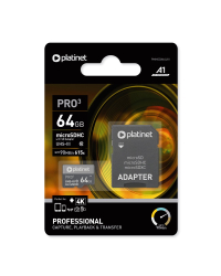 Platinet PRO3 64GB Micro SDXC Class 10 Карта Памяти для Устройств