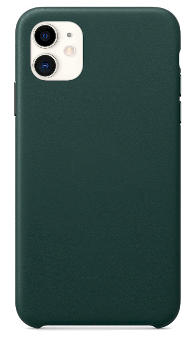 Fusion Soft Matte Back Case Силиконовый чехол для Apple iPhone 11 Темно Зеленый