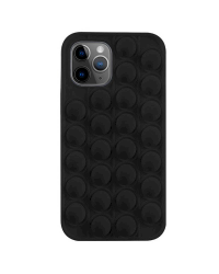 Fusion Pop it силиконовый чехол для Apple iPhone 12 / 12 Pro черный