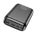 Borofone Power Bank 20000mAh BJ27A Pindar - 2xUSB - black