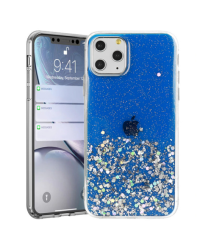 Fusion glue glitter силиконовый чехол для Samsung A525 Galaxy A52 / A52 5G синий
