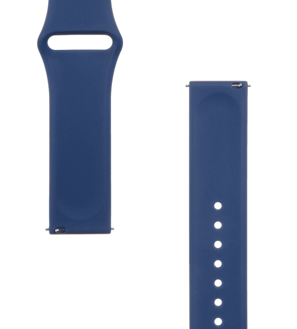 Tactical 636 Silicone Band for 20mm Dark Blue