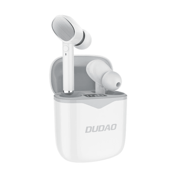 Dudao U12 Airpods Bluetooth 5.0 наушники с микрофоном (MWP22ZM/A) белые