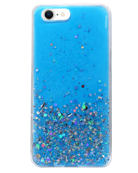 Fusion Glue Glitter Back Case Силиконовый чехол для Samsung A415 Galaxy A41 Синий