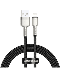 Baseus Cafule Series Metal Data Cable USB - Lightning 2.4A 1 m black (CALJK-A01)