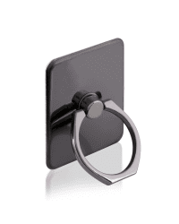 Metal ring holder for smartphone and tablet black