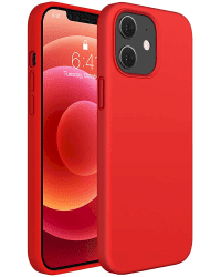 Fusion Elegance Fibre Прочный Силиконовый чехол для Apple iPhone 12 Mini Красный