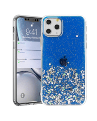 Fusion glue glitter силиконовый чехол для Apple iPhone 13 Pro Max синий