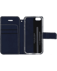 Molan Cano Issue Book Case for Samsung Galaxy A22 4G Navy