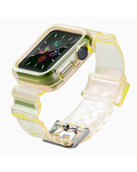 Fusion Light Set силиконовый ремешок для Apple Watch 38mm / 40mm / 41мм желтый