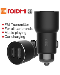 Xiaomi ROIDMI 3S FM-передатчик / Bluetooth MP3 / Зарядка 2x USB 2.4A Черный