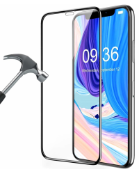 Tempered Glass 9D Защитное стекло для экрана Apple iPhone X / XS / 11 Pro Черное