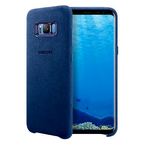 Samsung EF-XG955ALEGWW Alcantara Cover Оригинальный чехол для Samsung G955 Galaxy S8 Plus Синий