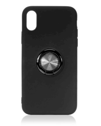 Fusion ring силиконовый чехол с магнитом для Apple iPhone 12 / 12 Pro черный