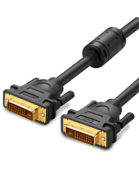 DVI Cable (24+1) UGREEN DV101, 2K, bi-directional, 2m (black)