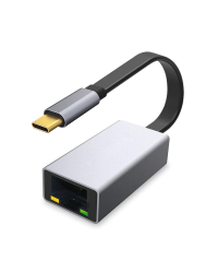 Platinet PMMA9088 Multimedia USB-C Adapter нa RJ45 1000 Mbps Серебряный