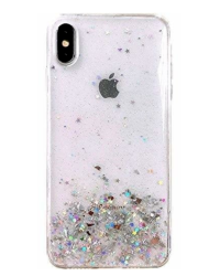 Fusion Glue Glitter Back Case Силиконовый чехол для Apple iPhone 12 Mini Прозрачный