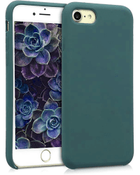 Fusion Soft Matte Back Case Силиконовый чехол для Apple iPhone 7 / 8 / SE 2020 Темно Зеленый