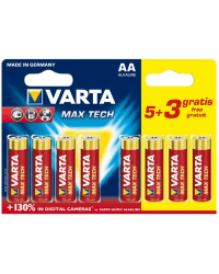 Varta Max Power AA MN1500 Alkaline LR6 1.5V Батарейки (8шт.) (EU Blister)