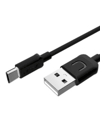 Usams U-TURN Универсальный силиконовый Micro USB Кабель данных и заряда 1m Черный 