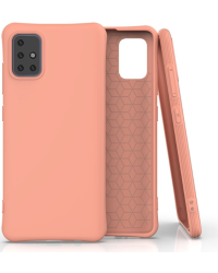 Fusion Solaster Back Case Силиконовый чехол для Samsung A515 Galaxy A51 Оранжевый