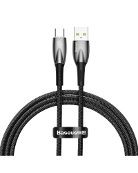 Кабель USB для USB-C Baseus Glimmer Series, 100 Вт, 1 м (черный)