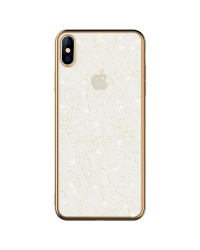 Sulada glitter case прочный силиконовый чехол для Apple iPhone 12 / 12 Pro золотой