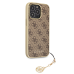 Guess 4G Charms Case for iPhone 13 Pro Max Brown