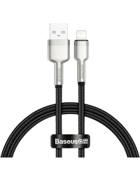 Baseus Cafule Series Metal Data Cable USB - Lightning 2.4A 0,25 m black (CALJK-01)