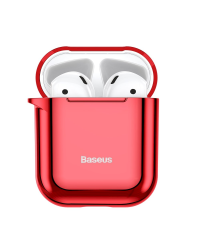 Baseus Shining Hook Силиконовый чехол для наушников Apple Airpods 1 / 2 красный