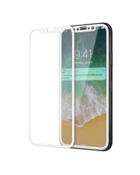 Fusion Full Glue 5D Tempered Glass Защитное стекло для экрана Apple iPhone X / XS / 11 Pro Белое