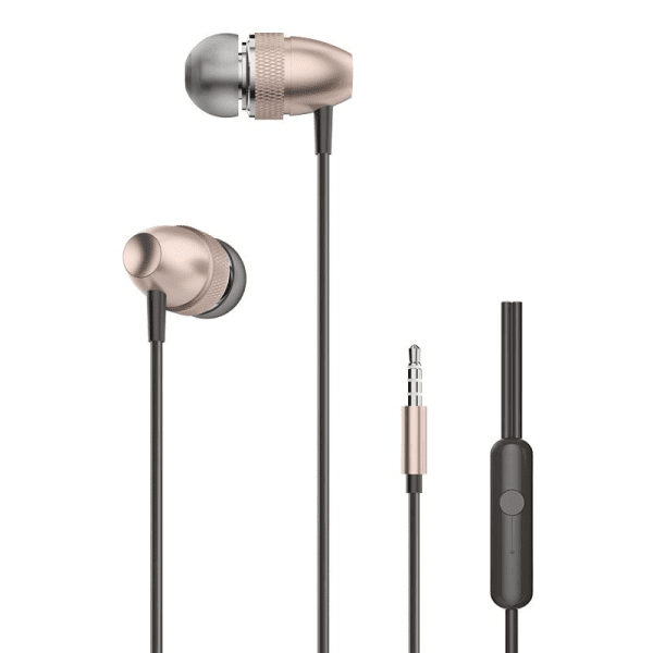 Dudao Wired In-ear Headphones Headset with 3.5mm mini jack gold (X2Pro gold)