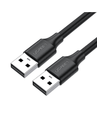 USB 2.0 M-M UGREEN cable US102, 1.5m (black)
