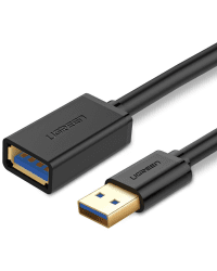 Extended cable UGREEN USB 3.0 2m (black)