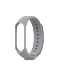 Ремешок для часов Fusion Wave для Xiaomi Mi Band 3 / 4 / 5 / 6 серый